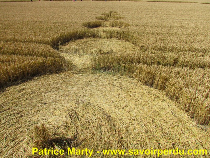 Etchilhampton (2), Wiltshire crop circle, aerial photo 42